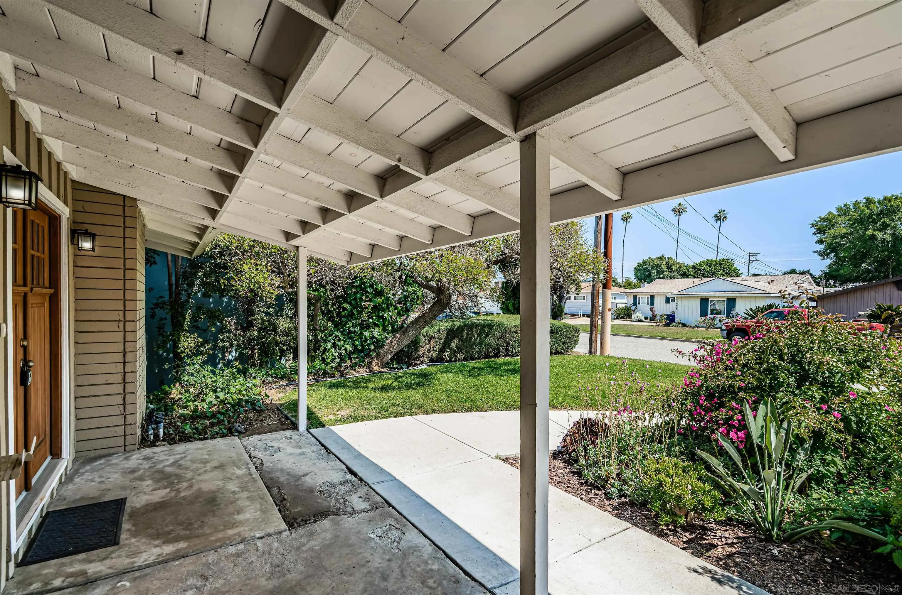 8410 Roy Street Lemon Grove, CA 91945 - Photo 4 of 40 a view of a backyard with garden