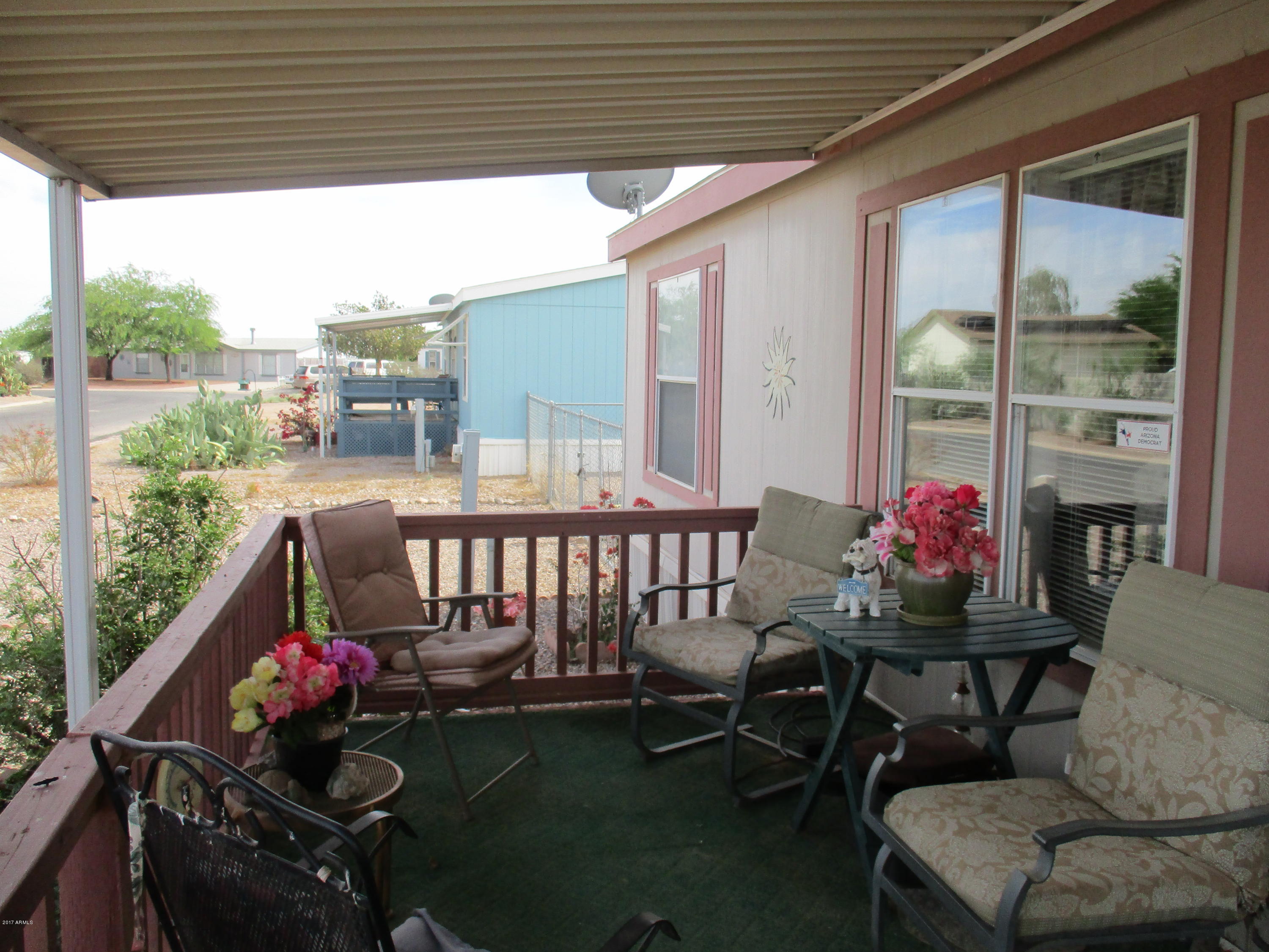 Covered front porch