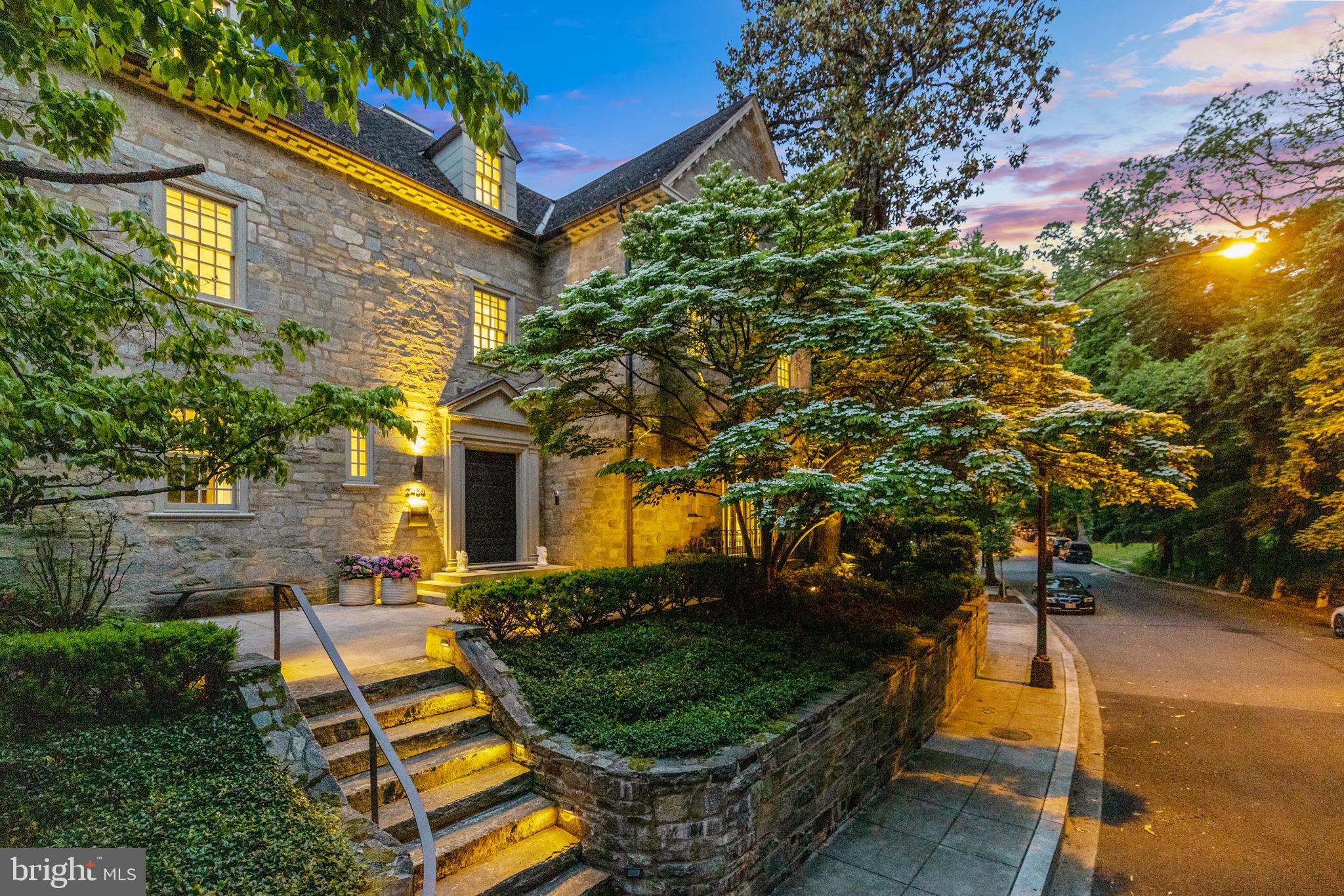 2438 Belmont Road Northwest Washington, DC 20008 - Photo 49 of 50 Twilight front facade view