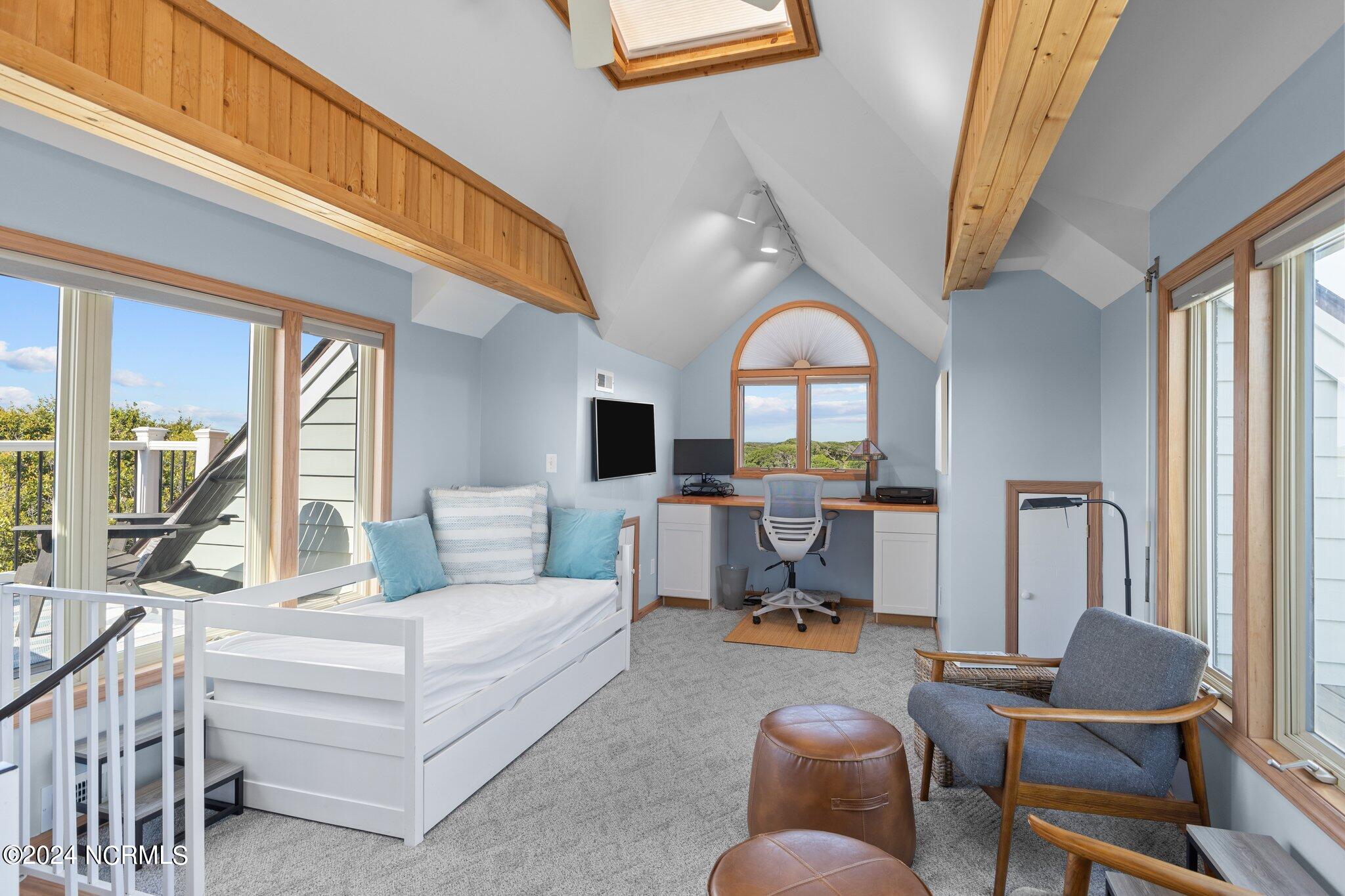 549 Coral Ridge Road Pine Knoll Shores, NC 28512 - Photo 19 of 80 Third floor bedroom