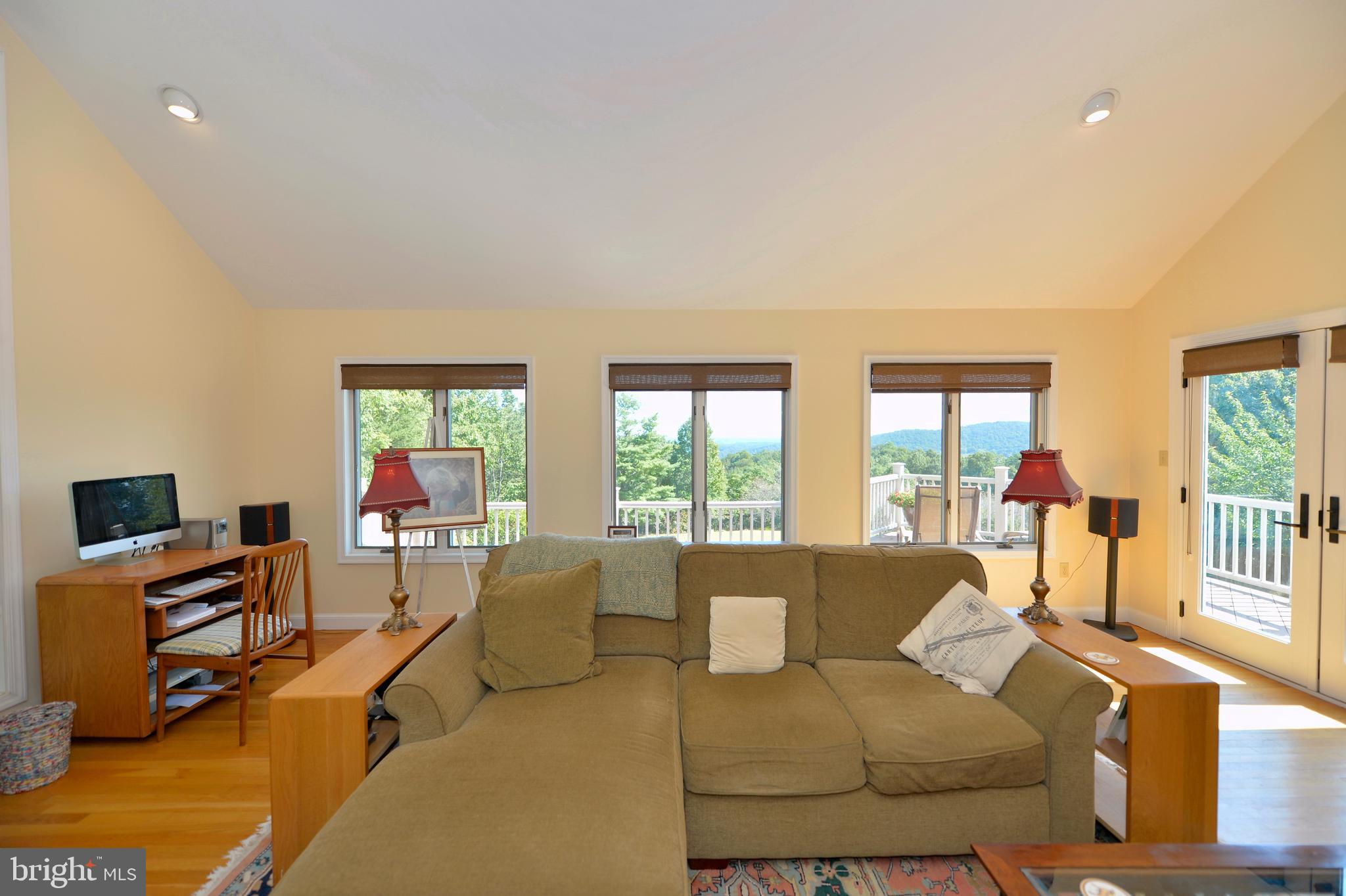 11173 Oakview Road Delaplane, VA 20144 - Photo 33 of 60 Den overlooks deck and has mountain views