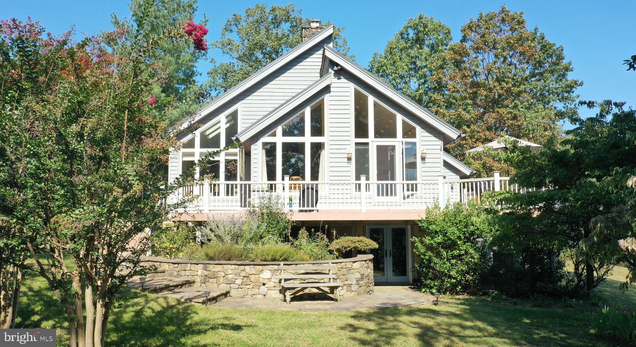 11173 Oakview Road Delaplane, VA 20144 - Photo 54 of 60 Stone patio accessed from lower level