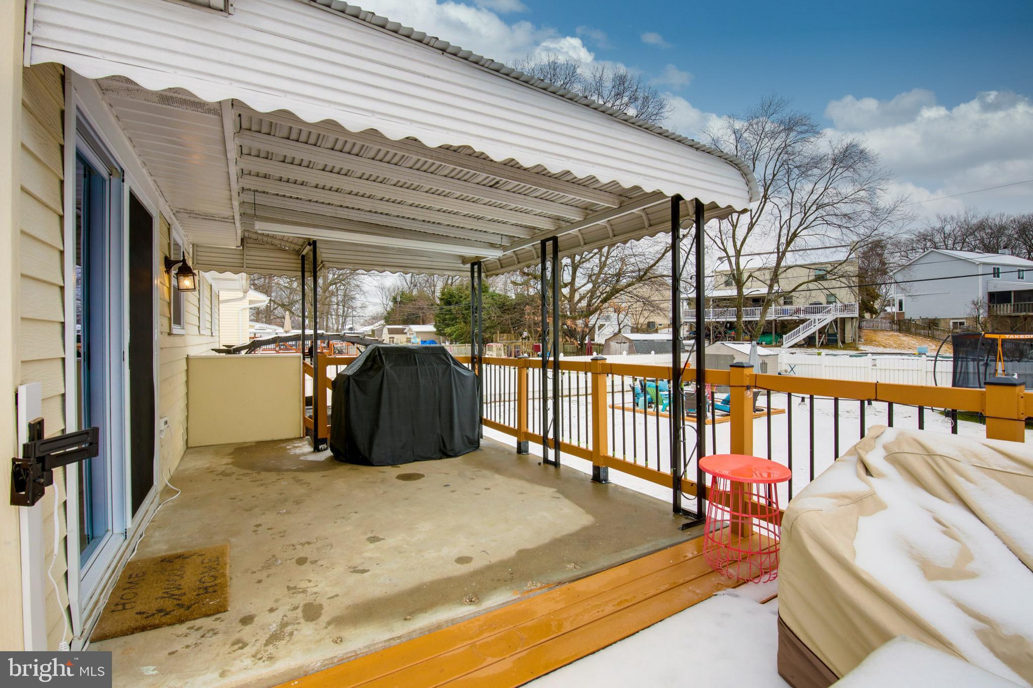 7971 East Shore Road Pasadena, MD 21122 - Photo 36 of 38 Covered Deck
