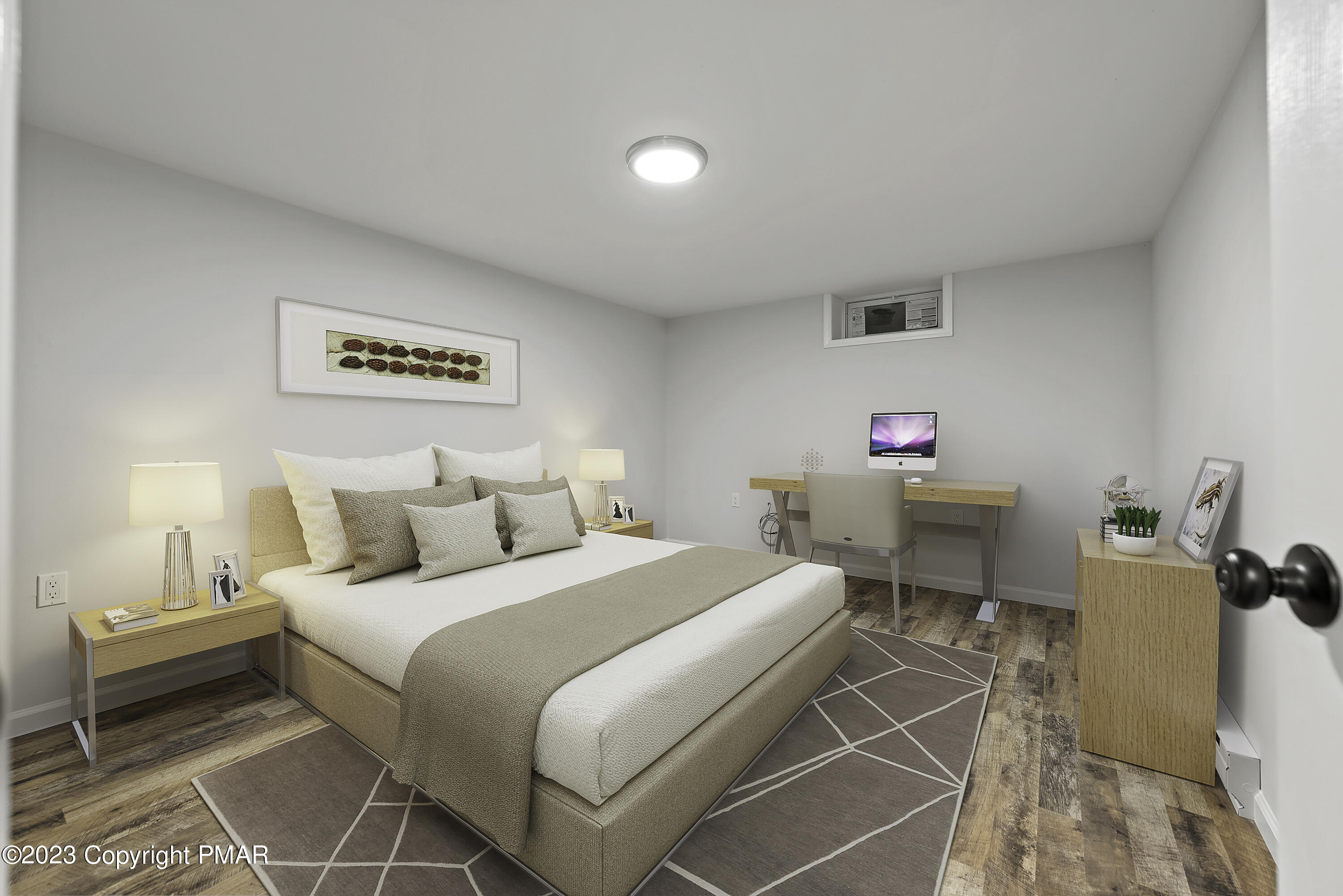 152 Turkey Ridge Kunkletown, PA 18058 - Photo 27 of 35 a bedroom with a bed and a table in it