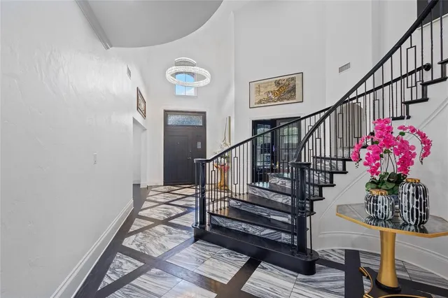 a view of entryway and hall