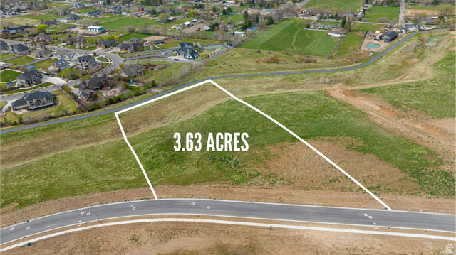 2042 South Valley Drive, Unit 57 Mapleton, UT 84664 - Photo 1 of 16 Aerial view of property and surrounding area featuring property parcel outlined
