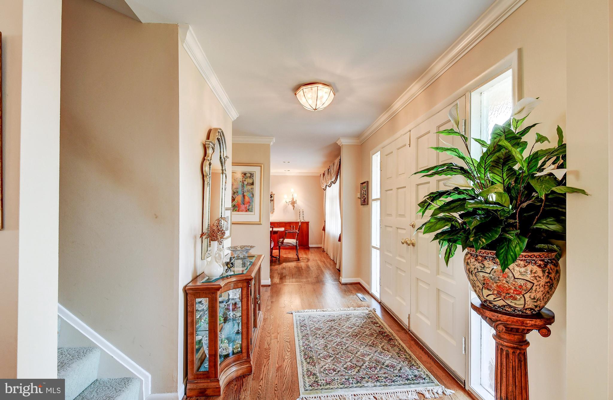 7202 Denberg Road Baltimore, MD 21209 - Photo 3 of 32 FOYER WITH HARDWOOD FLOORS