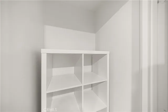 a view of a walk in closet