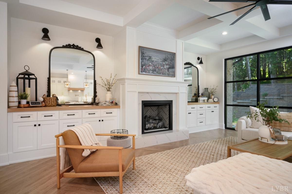 12175 Forest Road Forest, VA 24551 - Photo 20 of 75 a living room with furniture a window and fireplace