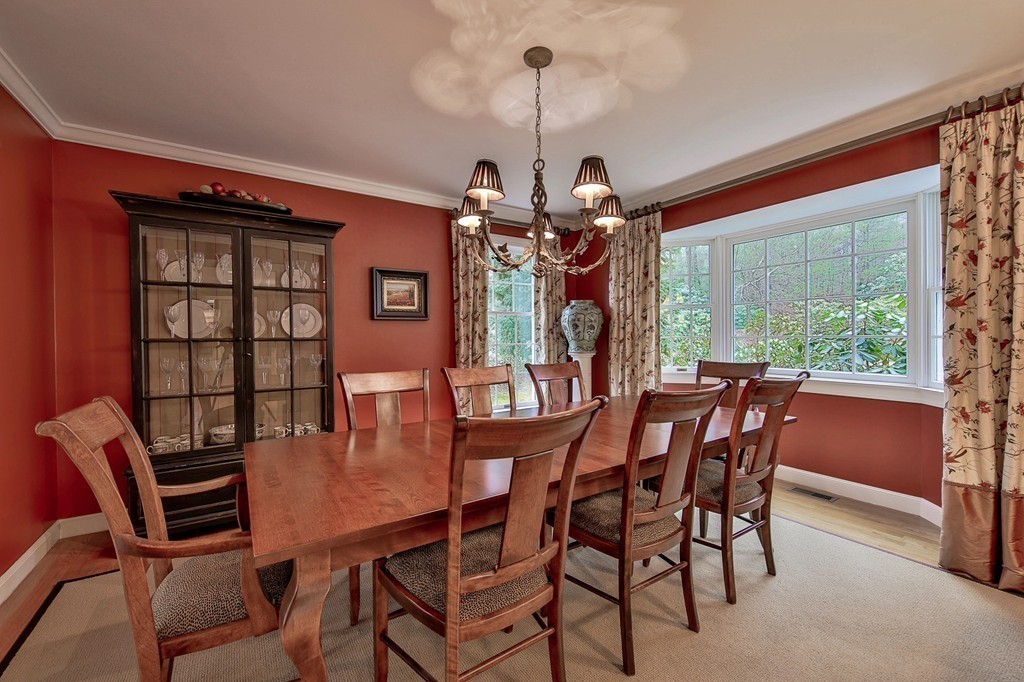 25 Chandler Road Boxford, MA 01921 - Photo 7 of 30 a view of a dining room with furniture window and outside view