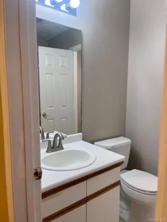 a bathroom with a sink and a toilet