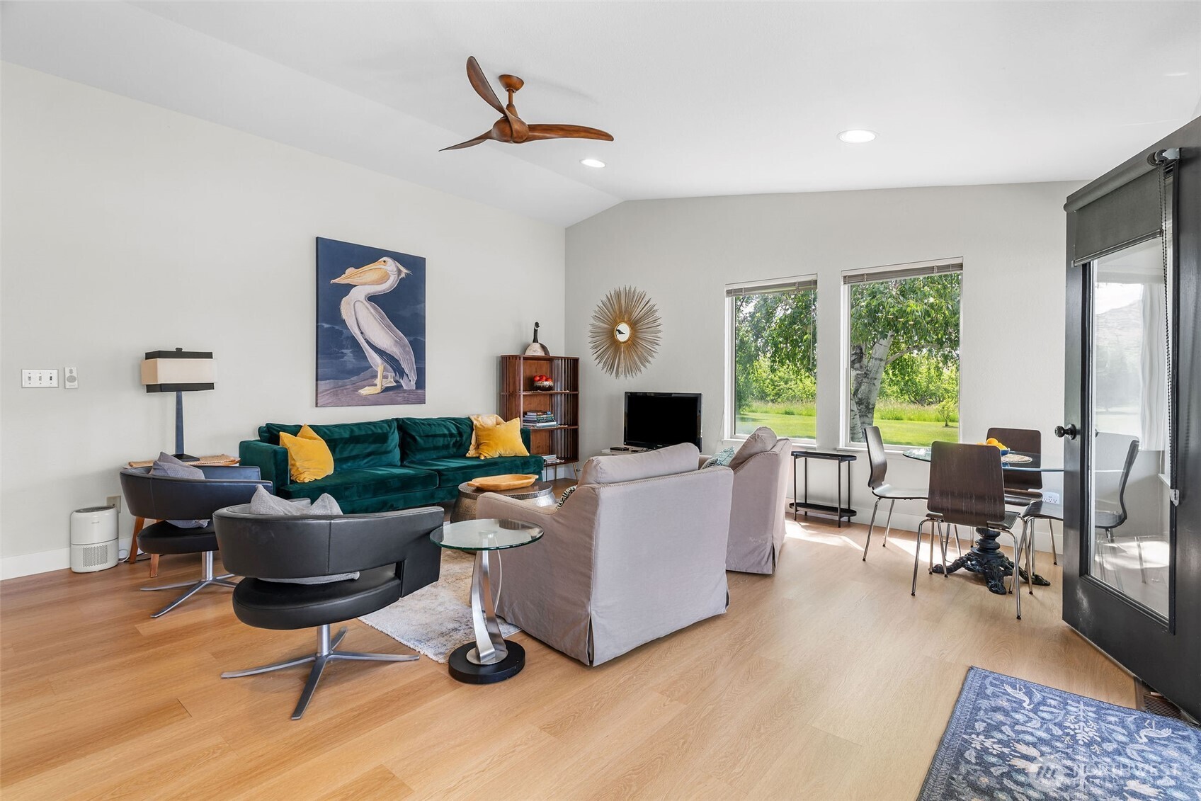 32 Midland Road Brewster, WA 98812 - Photo 11 of 40 a living room with furniture and a wooden floor