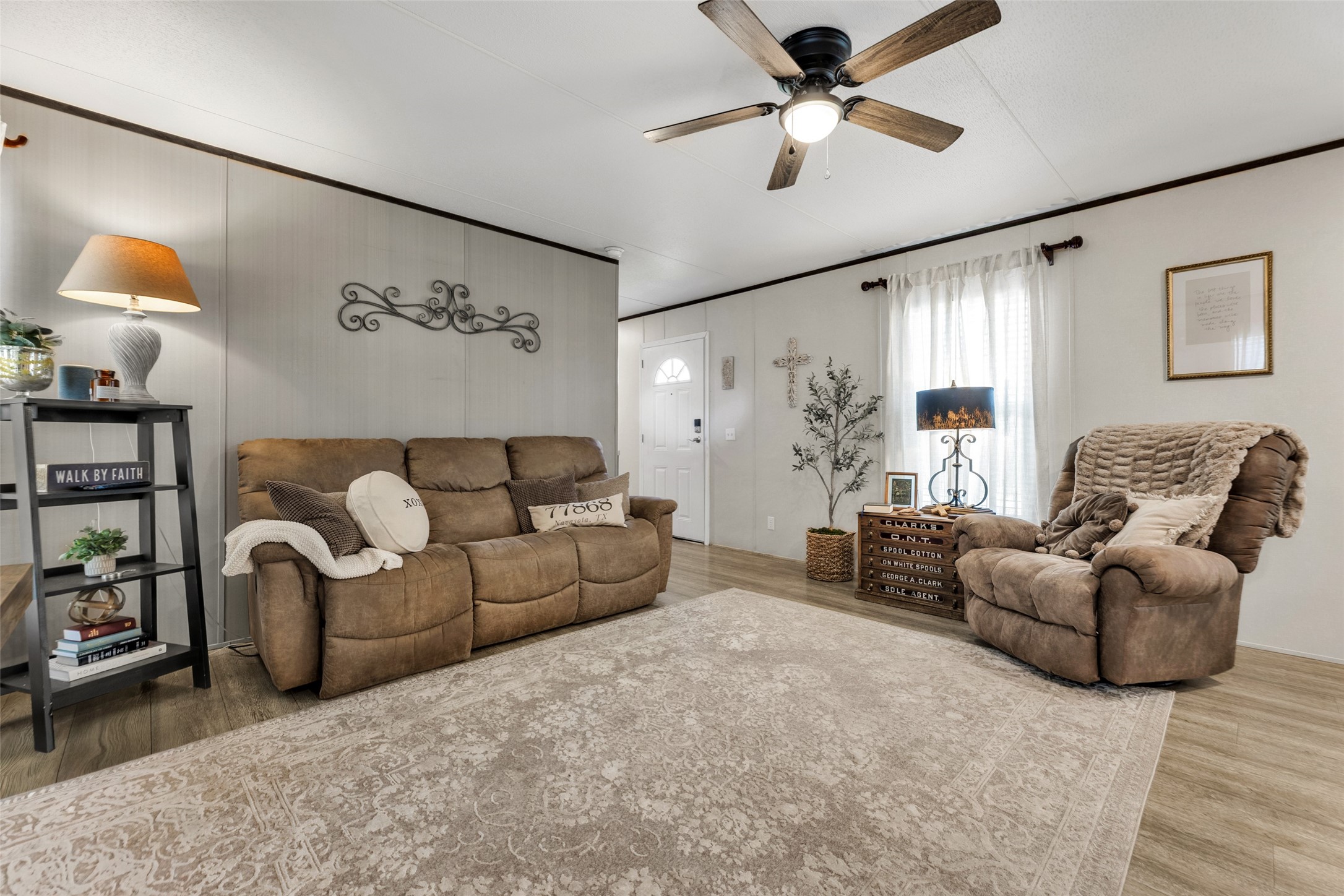 3133 Henderson Road Navasota, TX 77868 - Photo 12 of 26 a living room with furniture and a large window