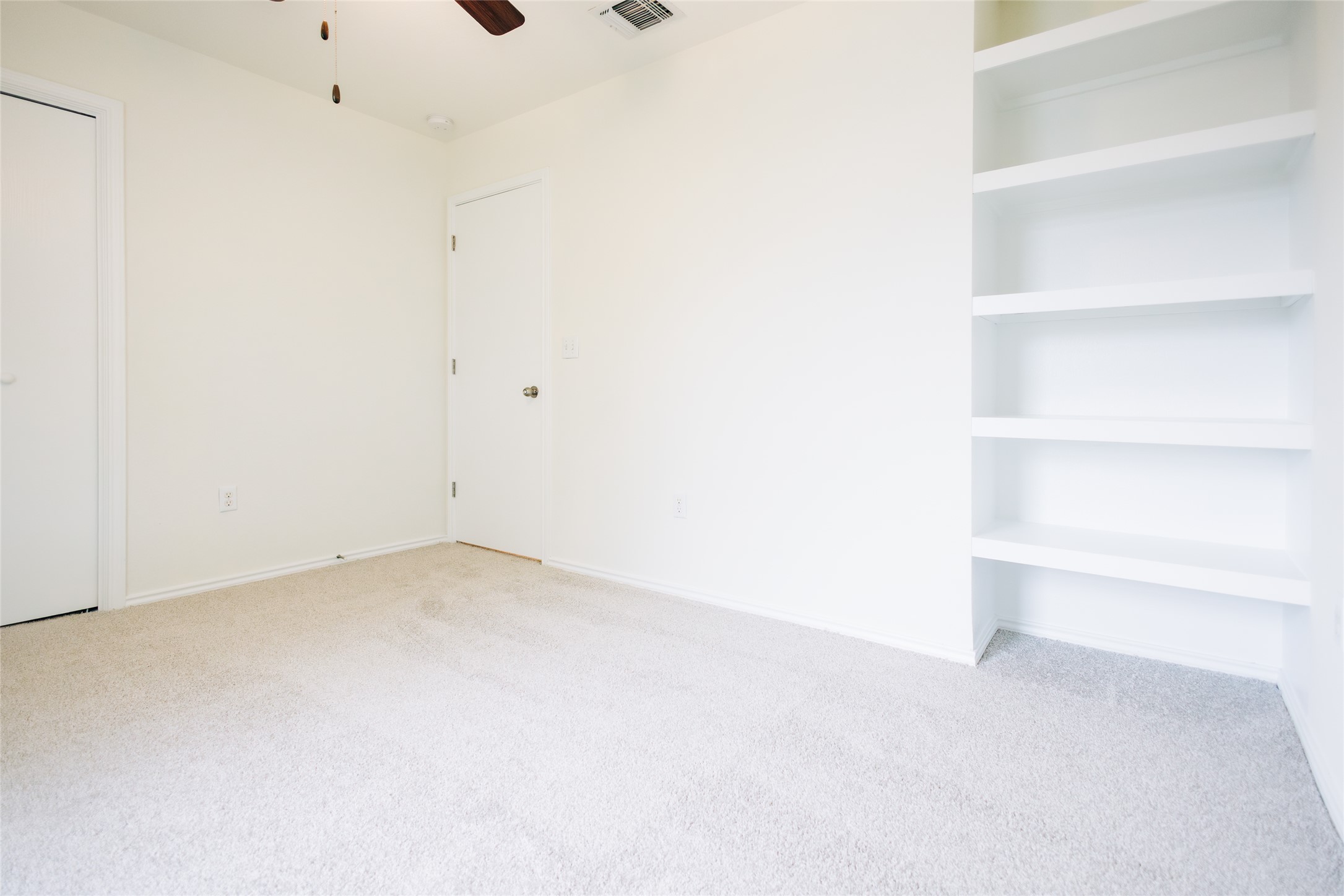 2905 Acopio Bend Austin, TX 78745 - Photo 24 of 29 Unfurnished bedroom featuring light colored carpet and ceiling fan