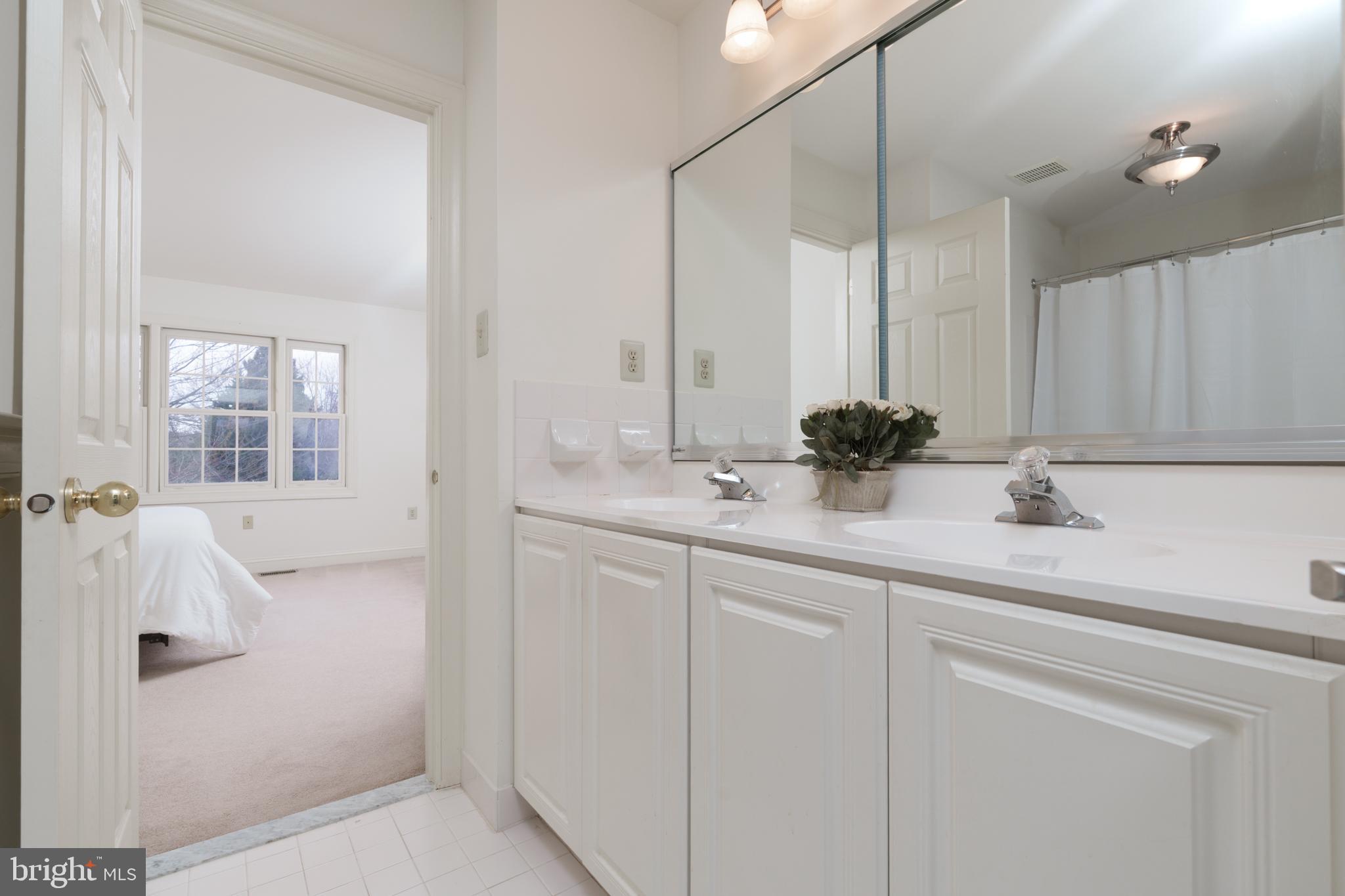 9 Corbin Drive Exton, PA 19341 - Photo 24 of 30 a bathroom with a sink and mirror