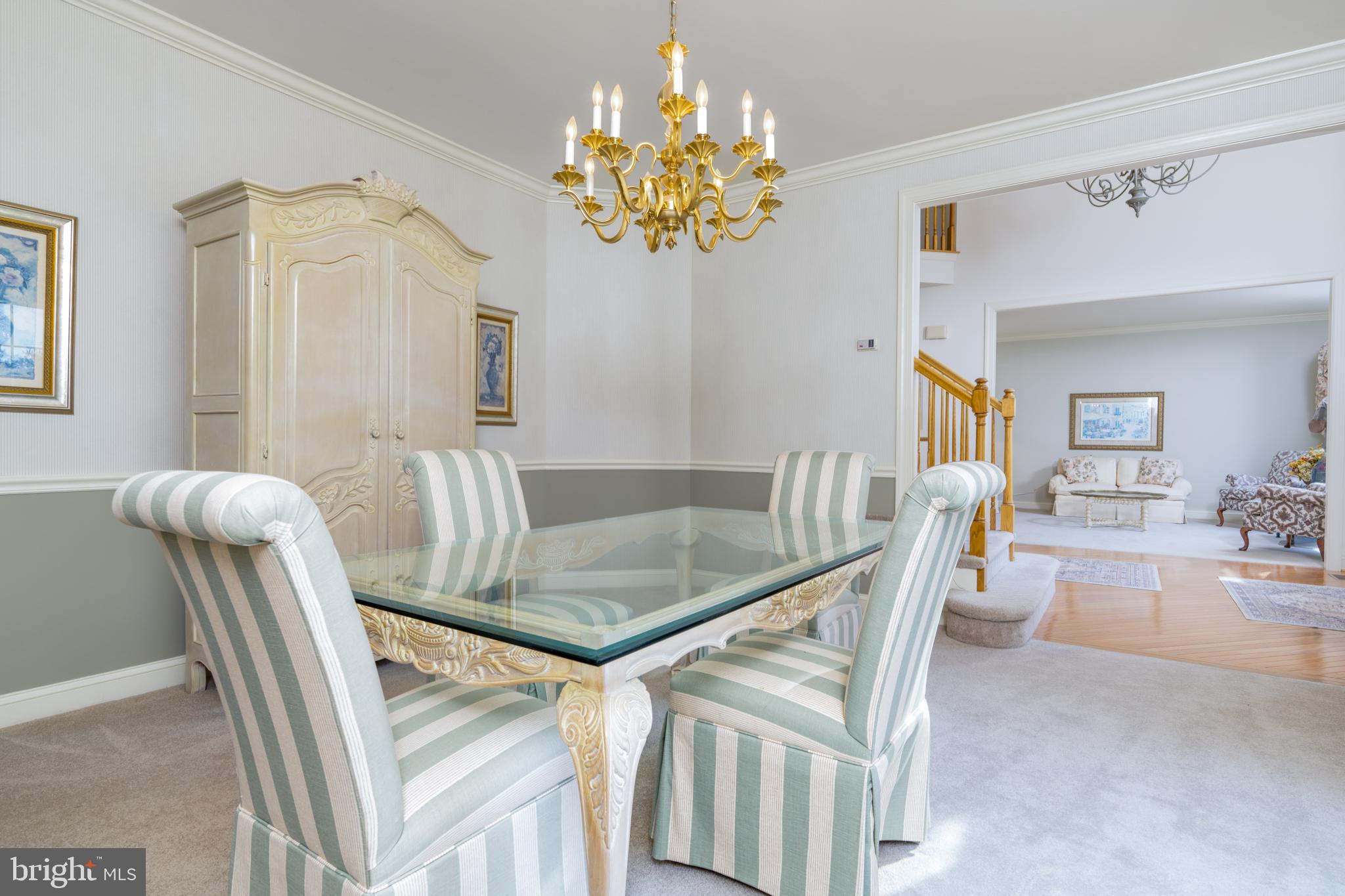 9 Corbin Drive Exton, PA 19341 - Photo 4 of 30 a dining room with furniture and chandelier