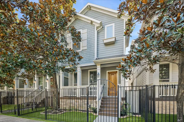 a view of a hallway with stairs