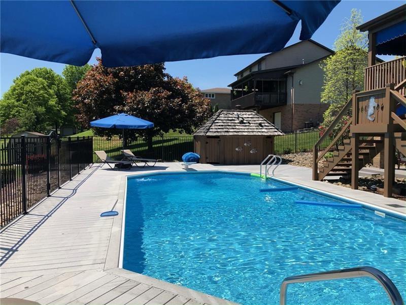 132 Ridge Drive Apollo, PA 15613 - Photo 32 of 37 a swimming pool with outdoor seating and yard