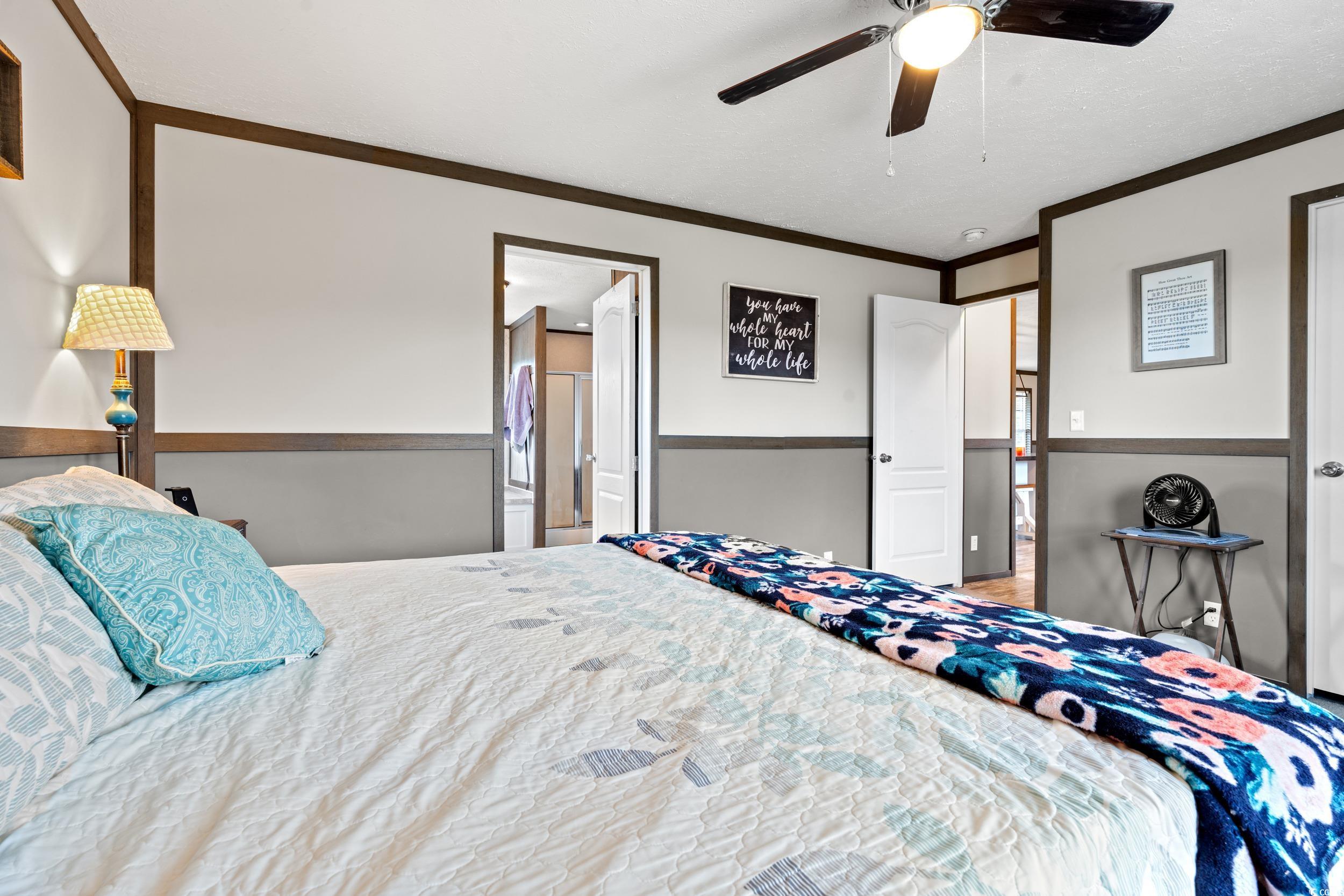 1217 Poplar Creek Road Lake View, SC 29563 - Photo 13 of 38 Bedroom featuring crown molding and ceiling fan