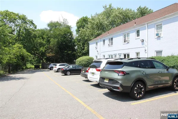 a view of a cars parking space