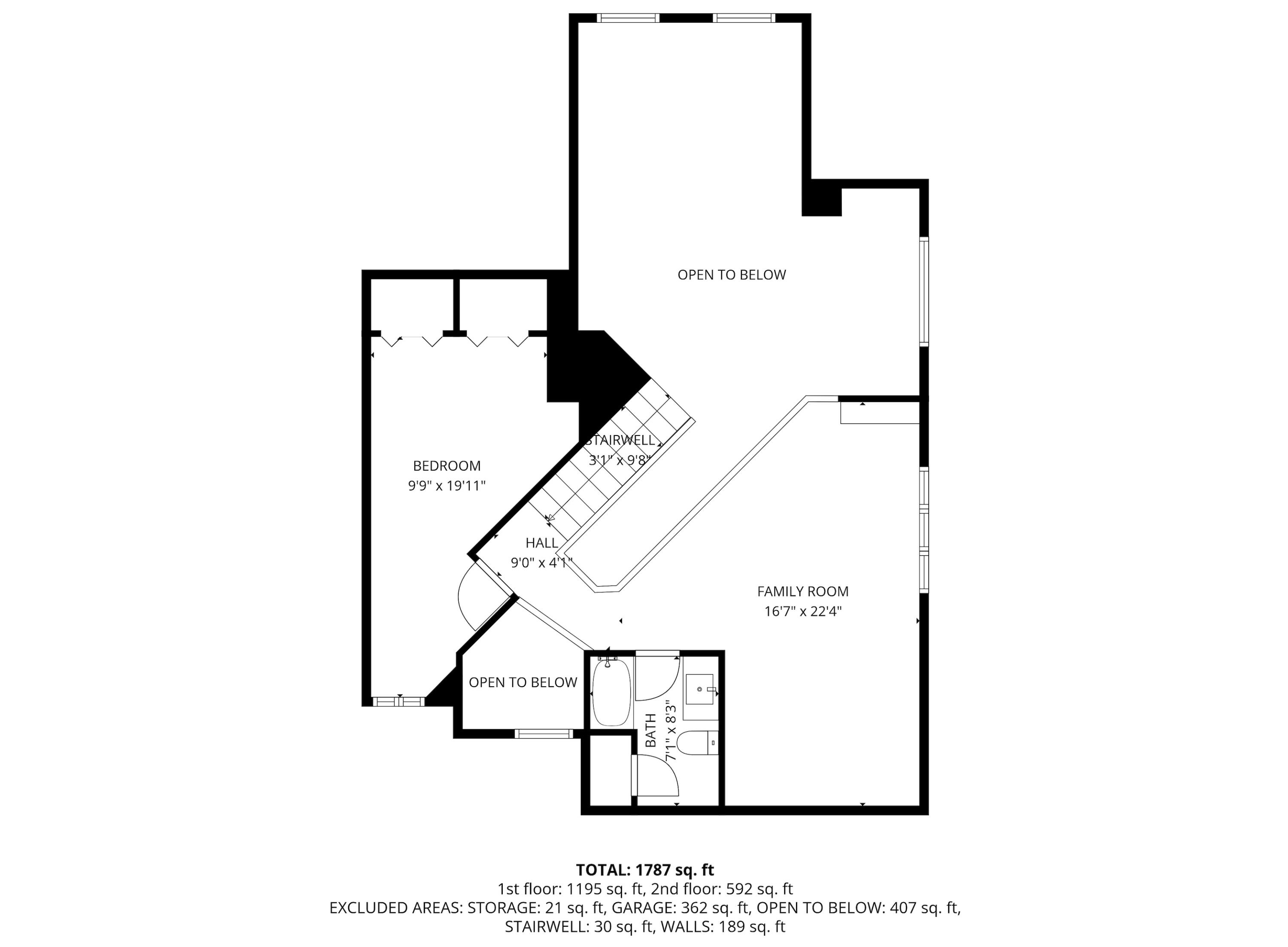 9427 Van Buren Street Crown Point, IN 46307 - Photo 46 of 46 a picture of a floor plan