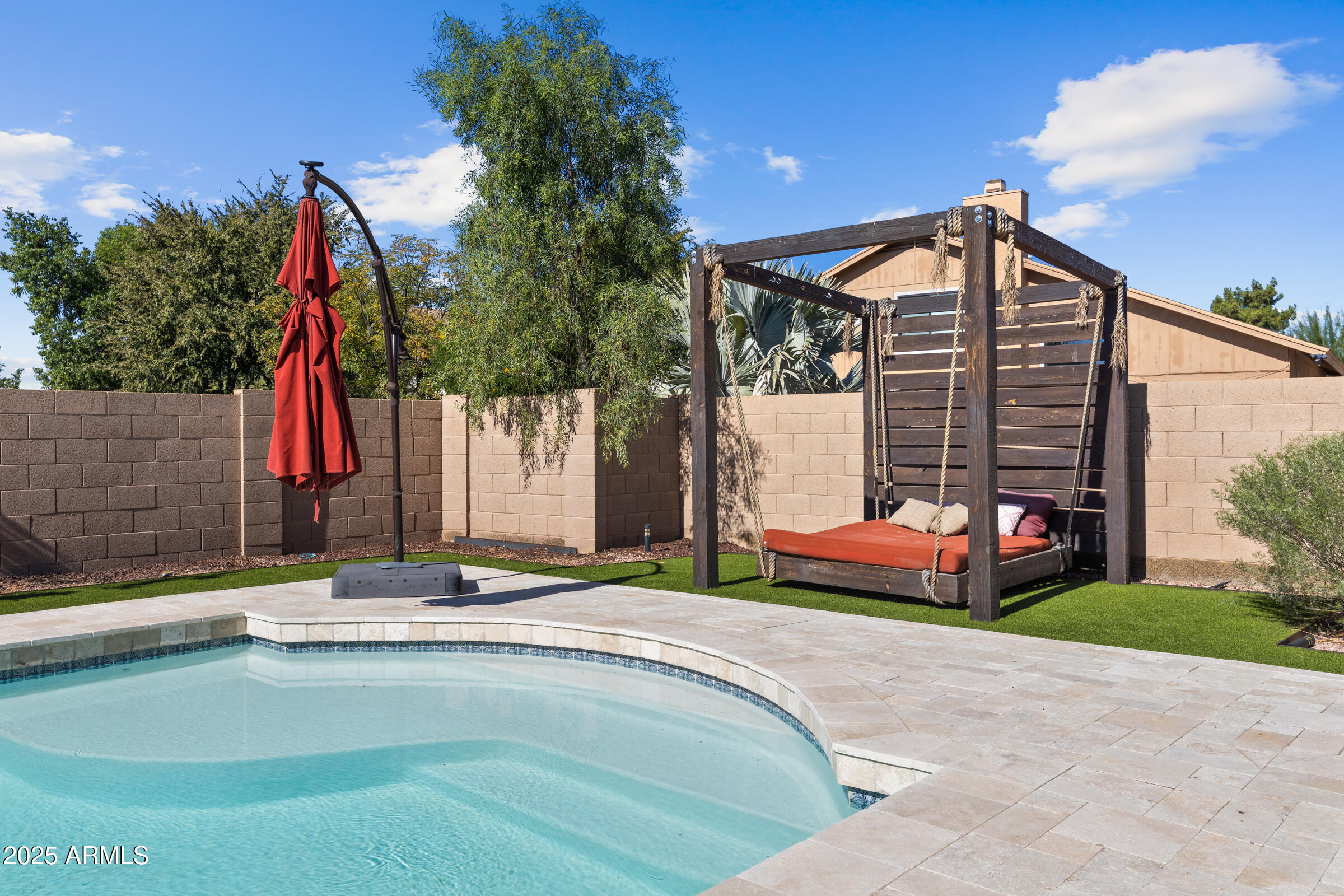 1645 North Saguaro Street Chandler, AZ 85224 - Photo 6 of 45 a view of outdoor space with garden and entertaining space
