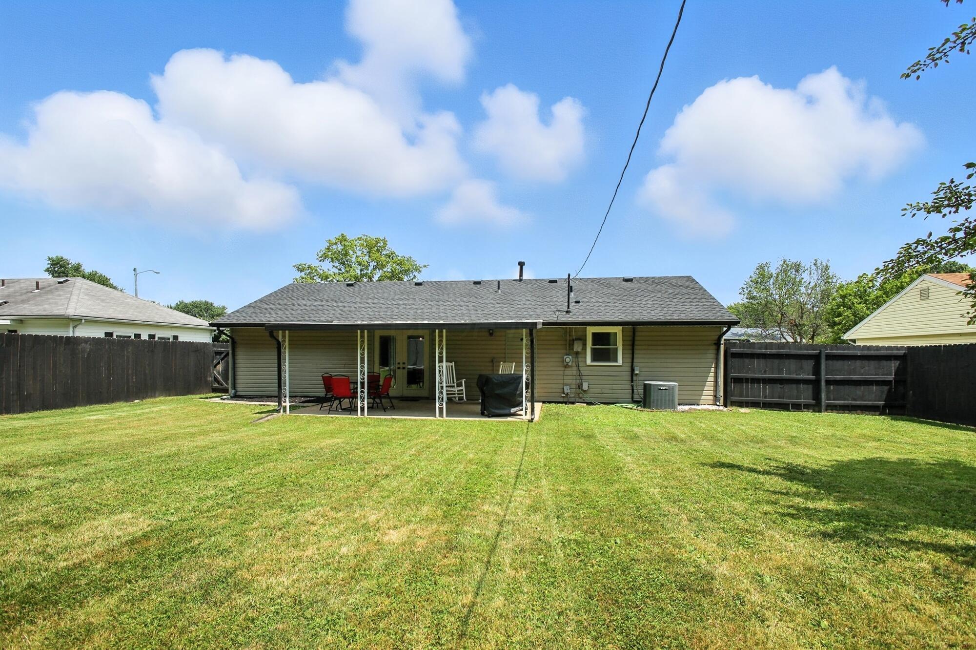 3139 Woonsocket Street Springfield, OH 45503 - Photo 25 of 35 Large Fenced Yard with Covered Patio