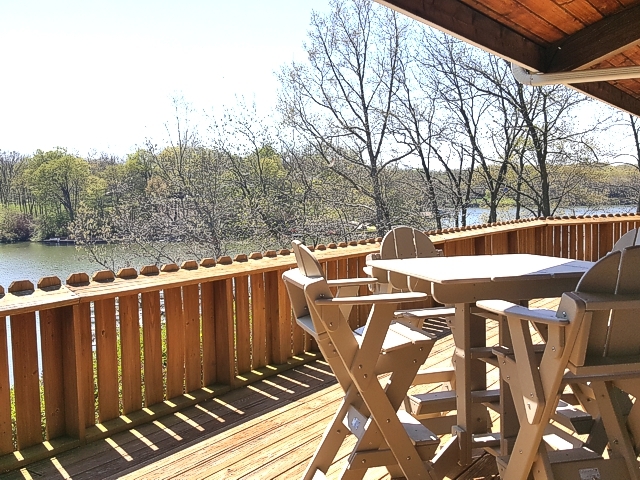 152 Beachview Court Varna, IL 61375 - Photo 37 of 49 a view of a patio with wooden floor