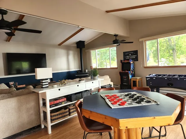 a kitchen with a stove and a sink