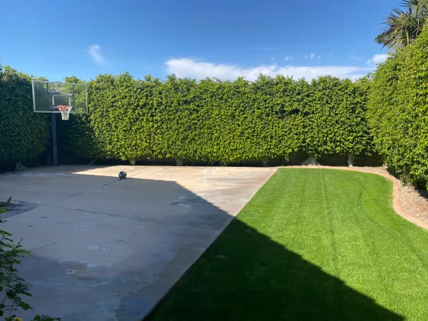 a outdoor space with chairs