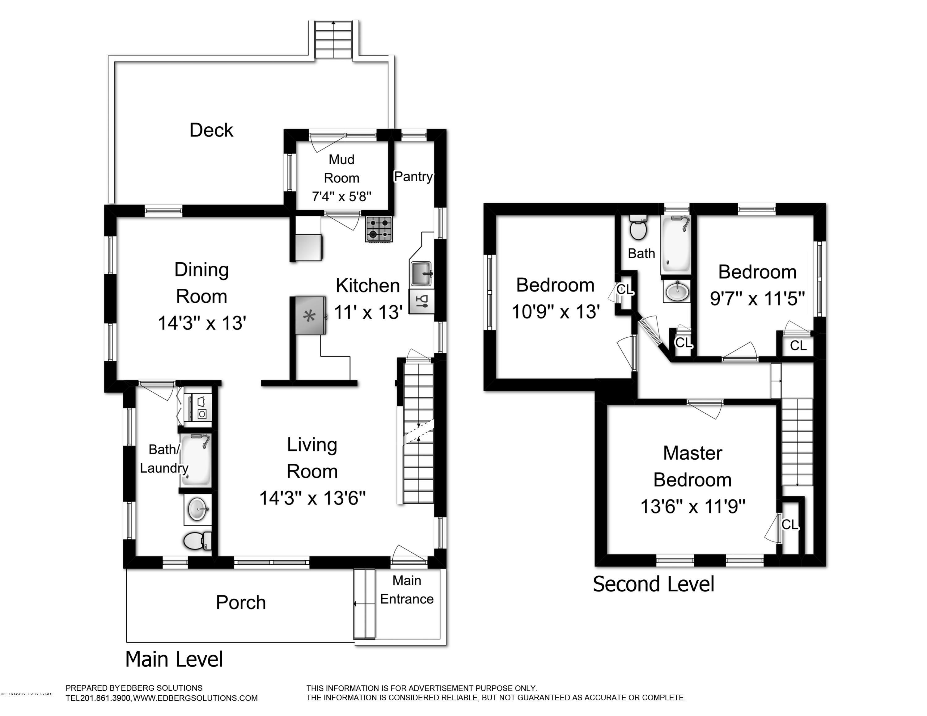 29 Chapel Hill Road Red Bank, NJ 07701 - Photo 24 of 24 Floor Plan - 29 Chapel Hill Rd Middletow