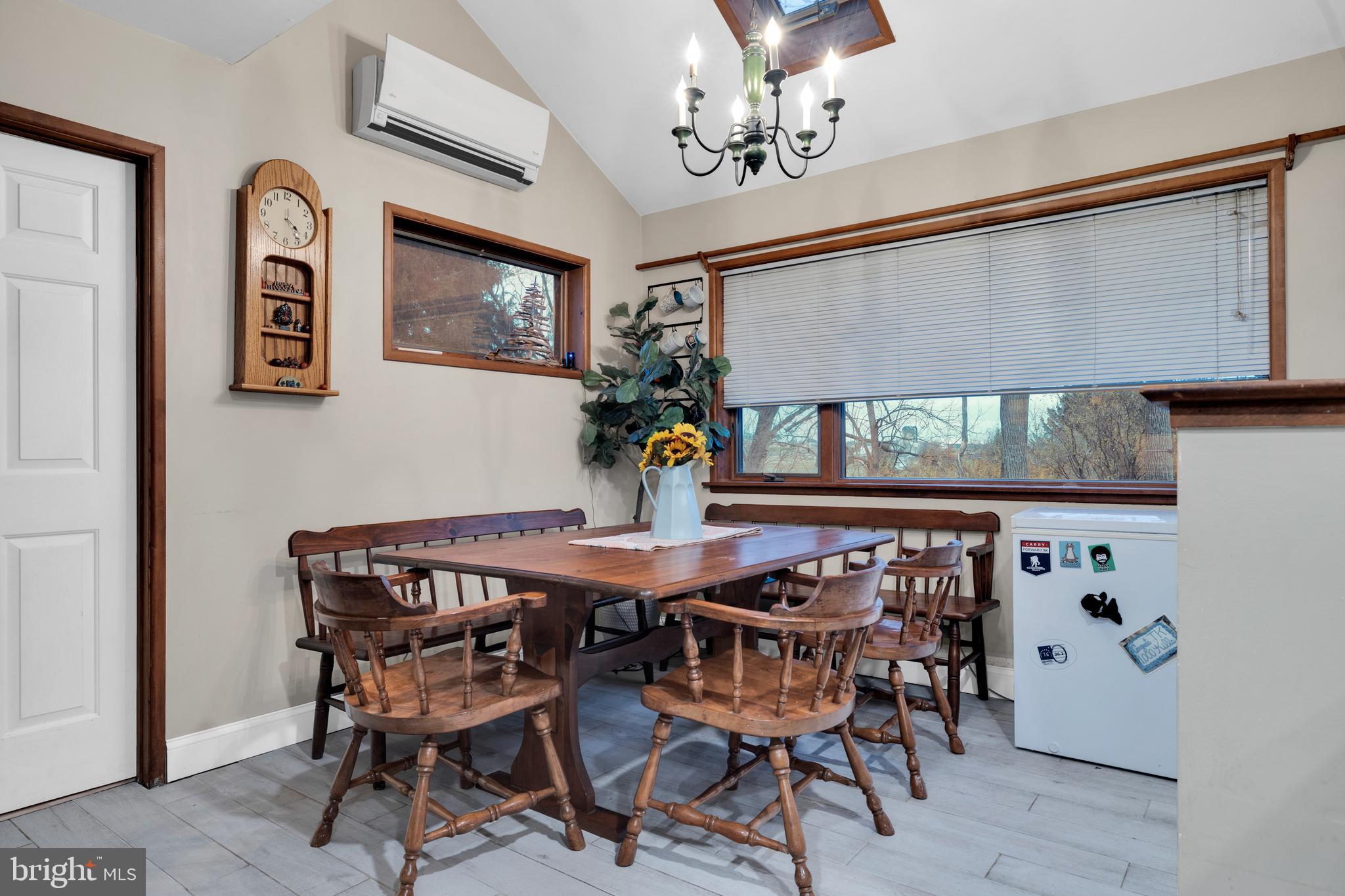 111 Kohler Road Kutztown, PA 19530 - Photo 11 of 19 a view of a dining room with furniture and chandelier