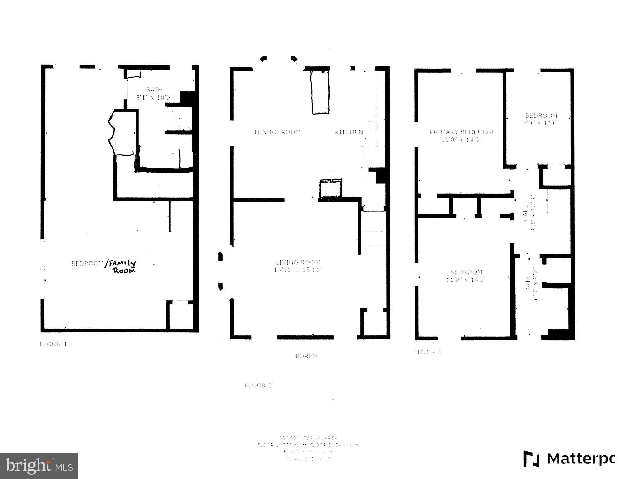 1529 Stonewood Road Baltimore, MD 21239 - Photo 21 of 21 Floor Plan