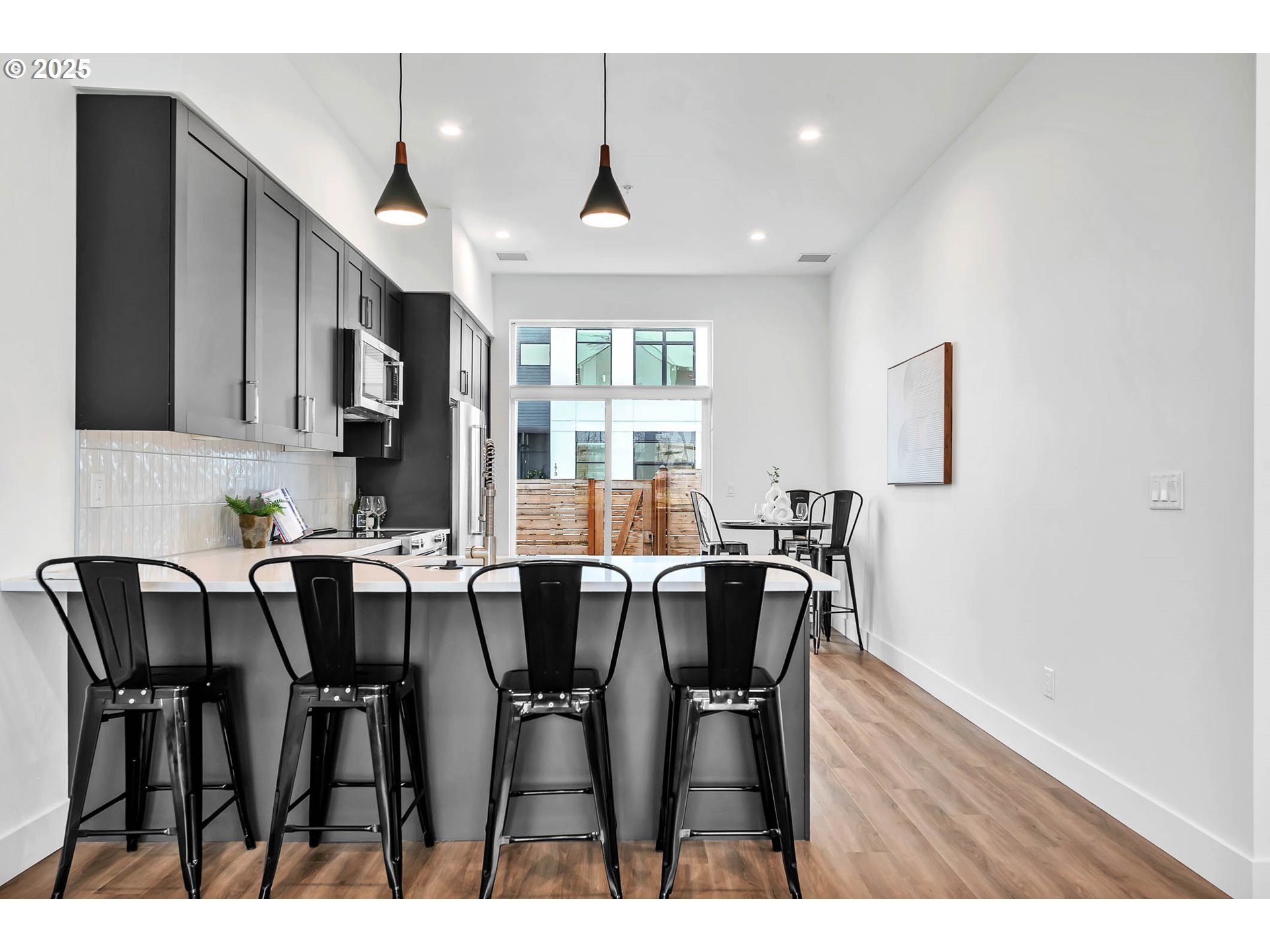 177 East 20th Avenue Eugene, OR 97405 - Photo 10 of 45 a view of dining area and chandelier