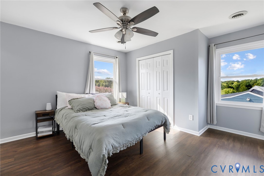 3212 Fielding Road Colonial Heights, VA 23834 - Photo 17 of 33 Nice Primary Bedroom with Luxury Plank flooring. 2