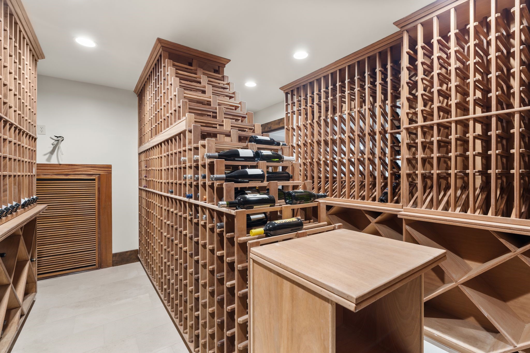 1815 Milford Street Houston, TX 77098 - Photo 30 of 33 WINE CELLAR III - Cellar features beautiful woodwork and updated porcelain flooring.