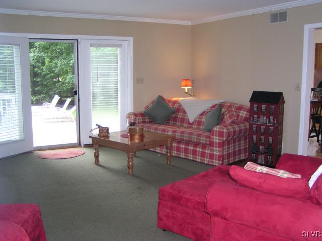 3545 Oakland Road Bethlehem, PA 18020 - Photo 21 of 49 Family room open to rear deck (area rug on floors