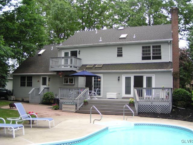3545 Oakland Road Bethlehem, PA 18020 - Photo 4 of 49 Rear view of home from pool area
