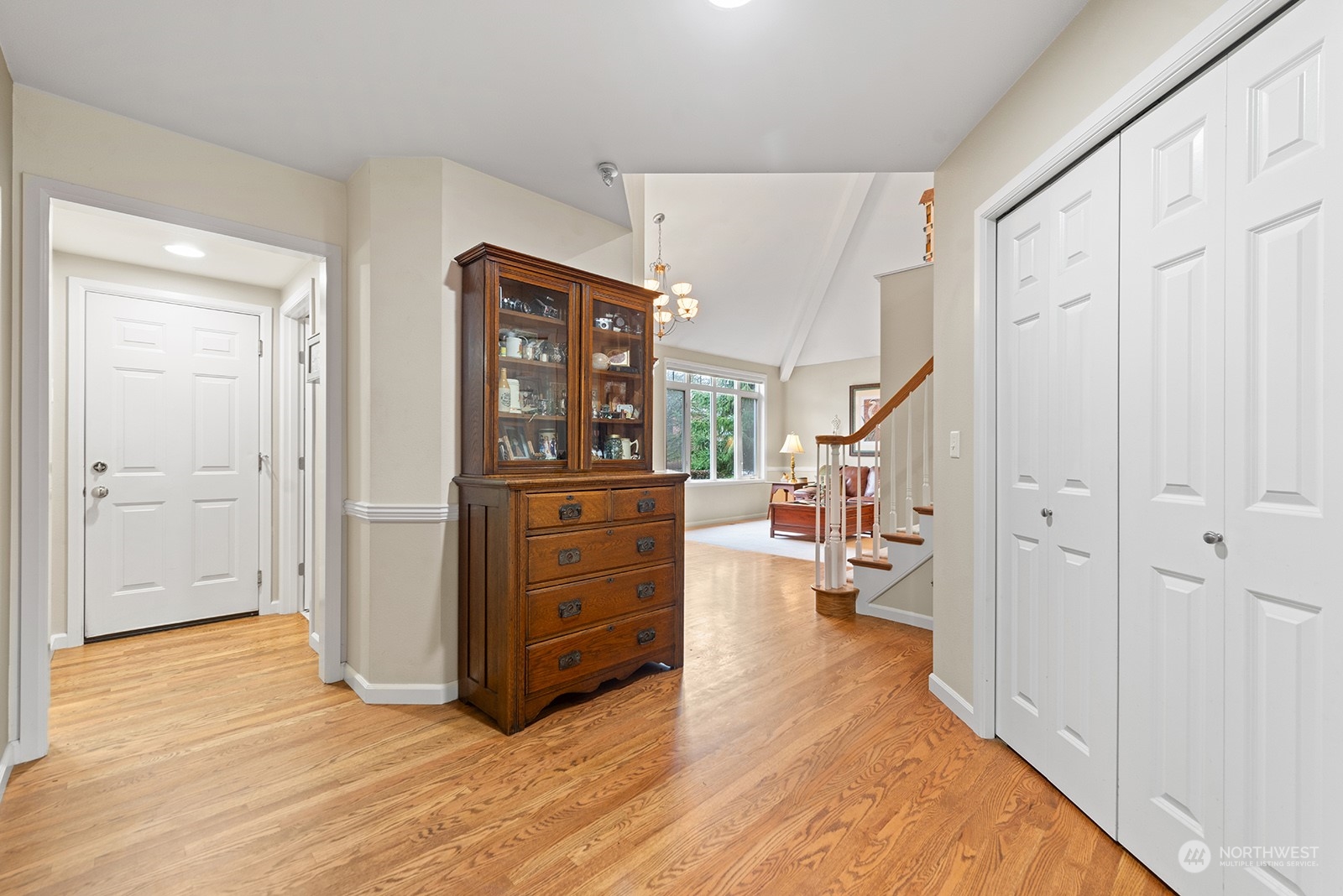 3930 208th Place Southeast Bothell, WA 98021 - Photo 19 of 36 a view of a hardwood floor and staircase in a room