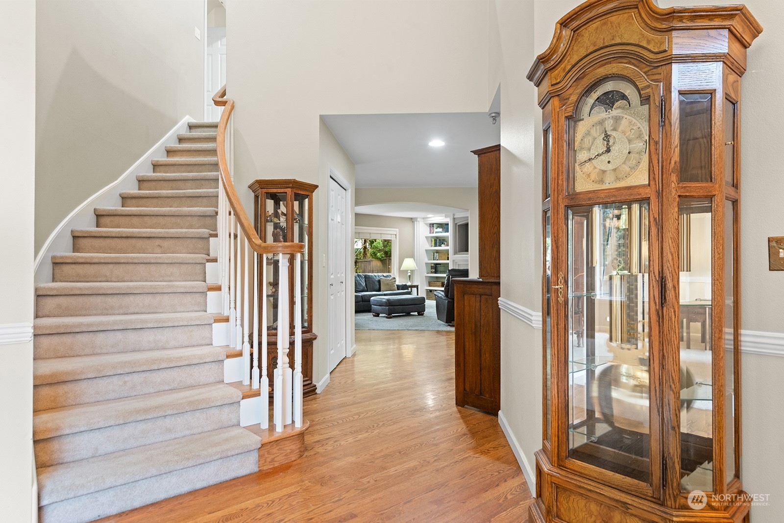 3930 208th Place Southeast Bothell, WA 98021 - Photo 20 of 36 a view of a entryway door with hallway and wooden floor