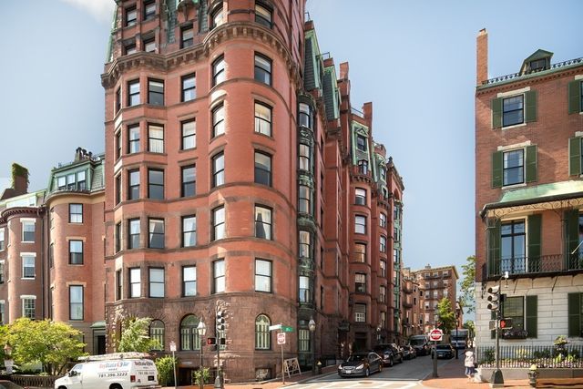 a front view of a building