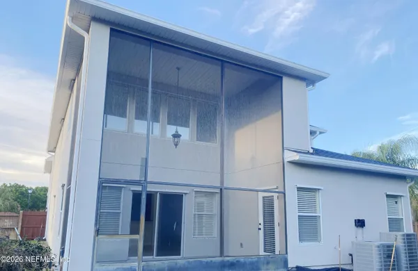 a view of front door