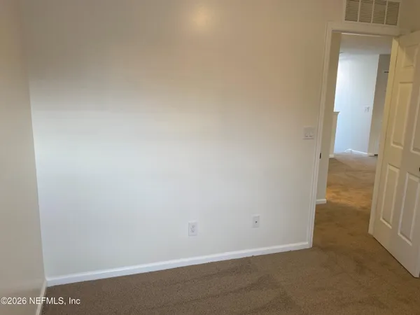 a view of small space with a window