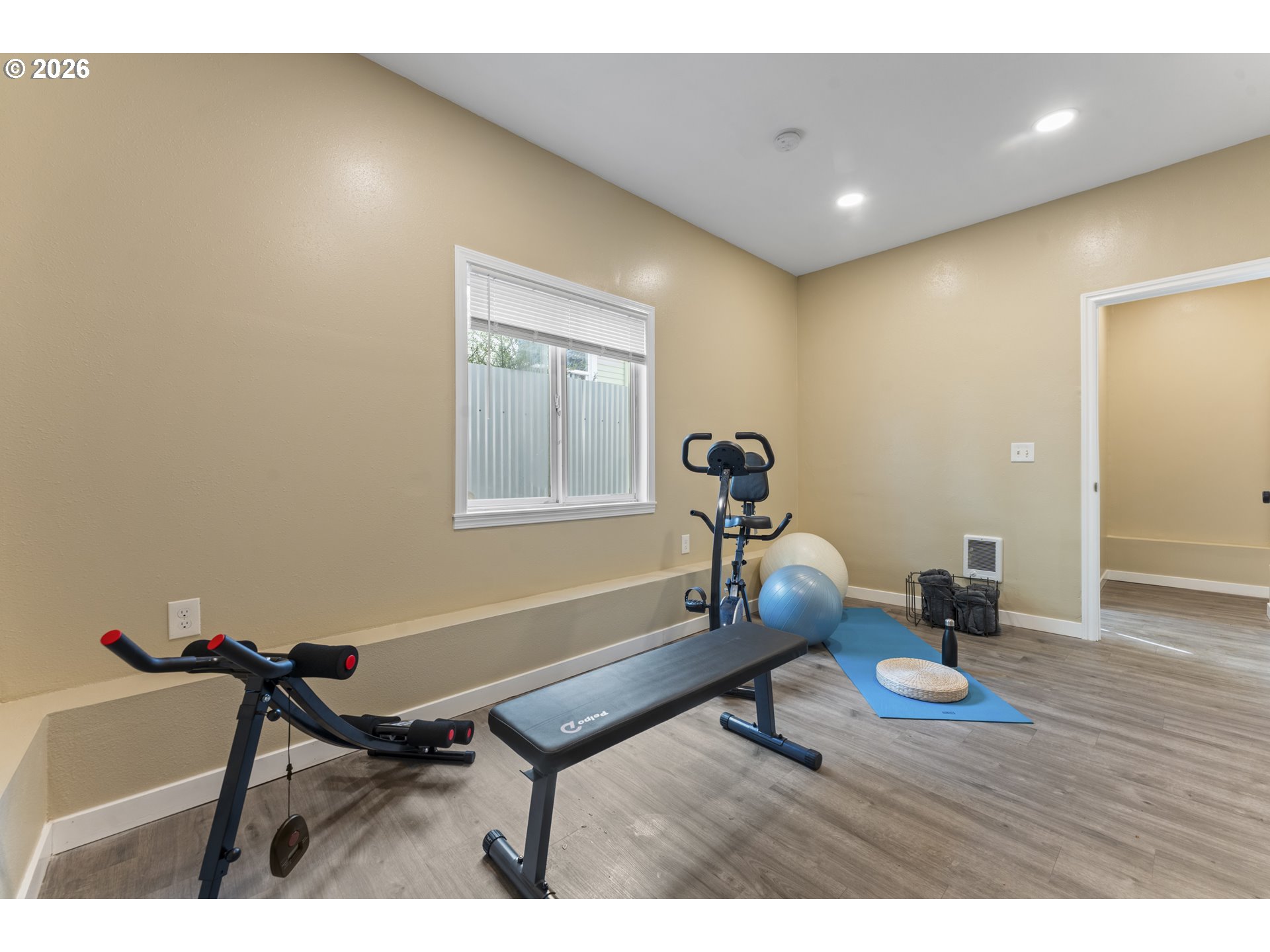 7915 North Exeter Avenue Portland, OR 97203 - Photo 25 of 34 a living room with furniture and a wooden floor