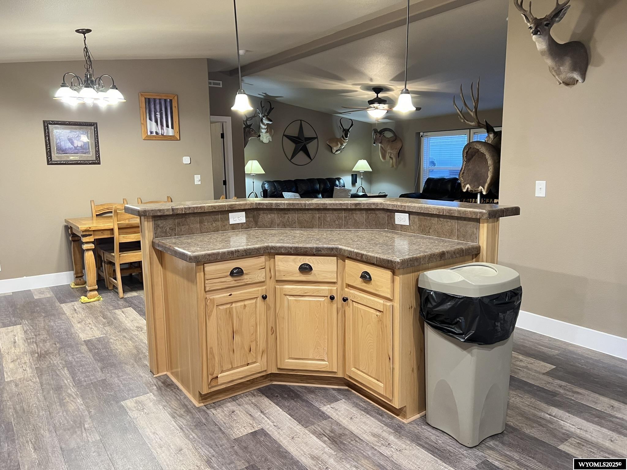 1500 Red Tail Drive Rock Springs, WY 82901 - Photo 14 of 39 Fully functioning island with dual level countertops