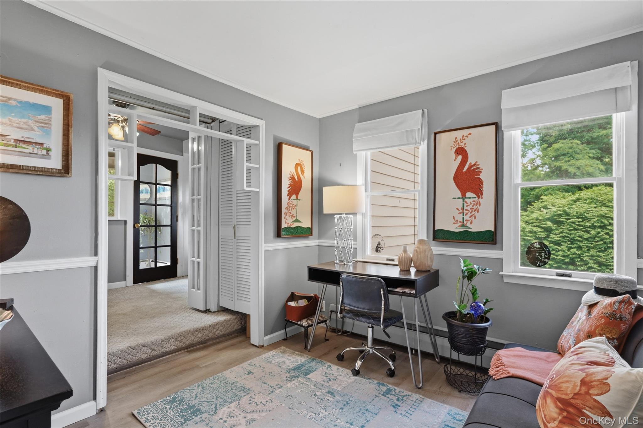 18 Sylvan Road Lake Peekskill, NY 10537 - Photo 20 of 50 This small bedroom is currently being used as an office, it has glass French doors that lead to the hallway.