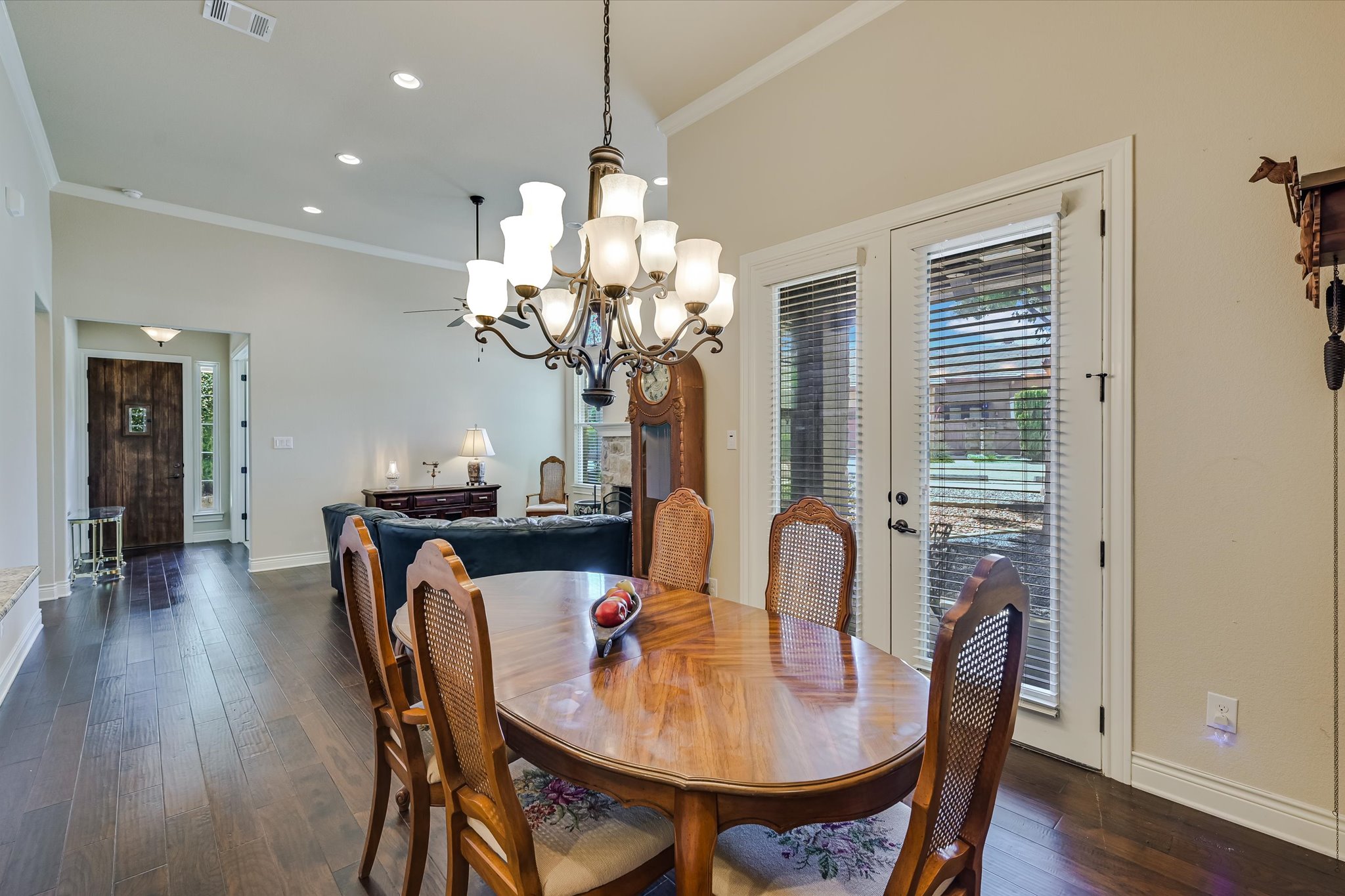 103 Rivalto Circle, Unit 1 Lakeway, TX 78734 - Photo 6 of 34 Dining room with hardwood floors