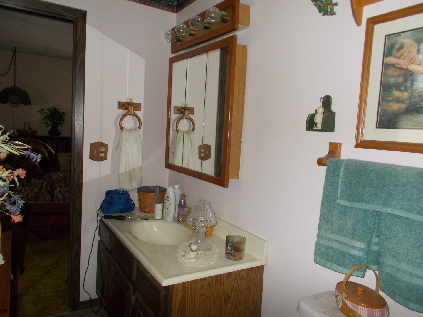 905 Winthrop Court Zion, IL 60099 - Photo 7 of 13 a bathroom with a sink toilet and mirror