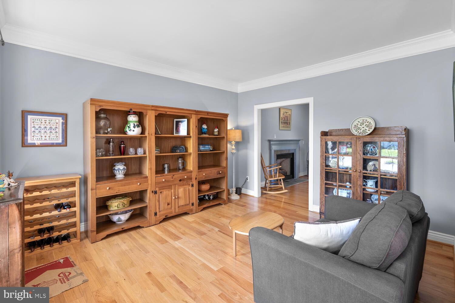 Living Room with Hardwood Floors