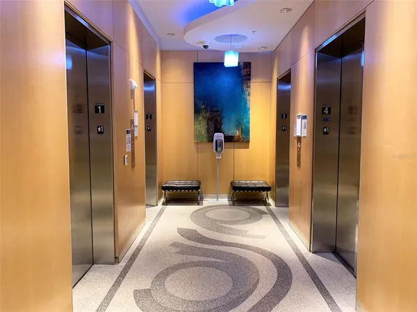 a front view of a building